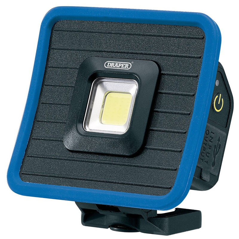 Lampe Draper Mini projecteur LED COB rechargeable et banque d'alimentation