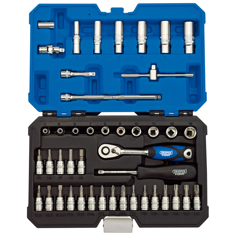 Coffret à outils Draper 1/4 métrique 44 pièces