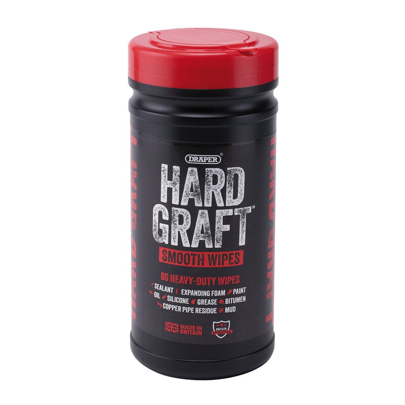 Lingettes Draper lisses Hard Graft pot 80