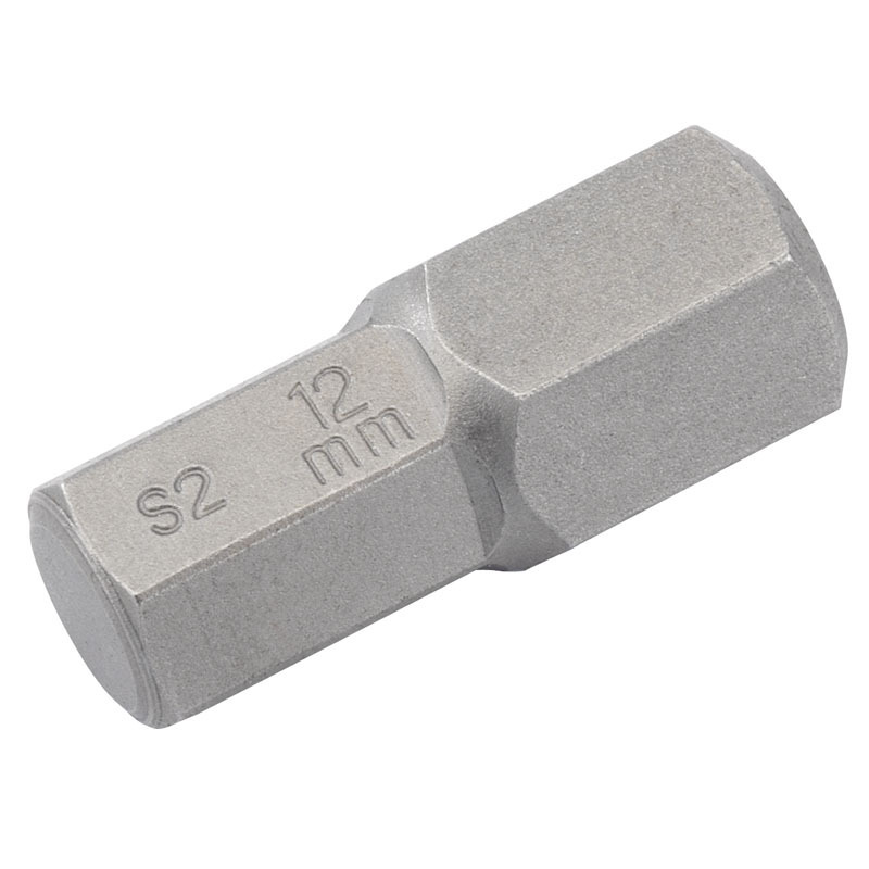 Embout de rechange outil Draper rechange 6 pans 12mm - longueur 30mm