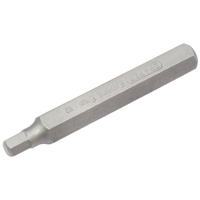 Embout de rechange outil Draper rechange 6 pans 6mm - longueur 75mm