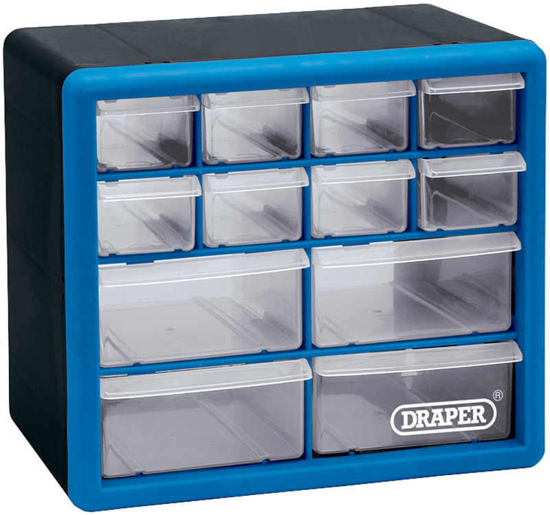 Bac de rangement Draper Organiseurs à tiroirs 12 compartiments