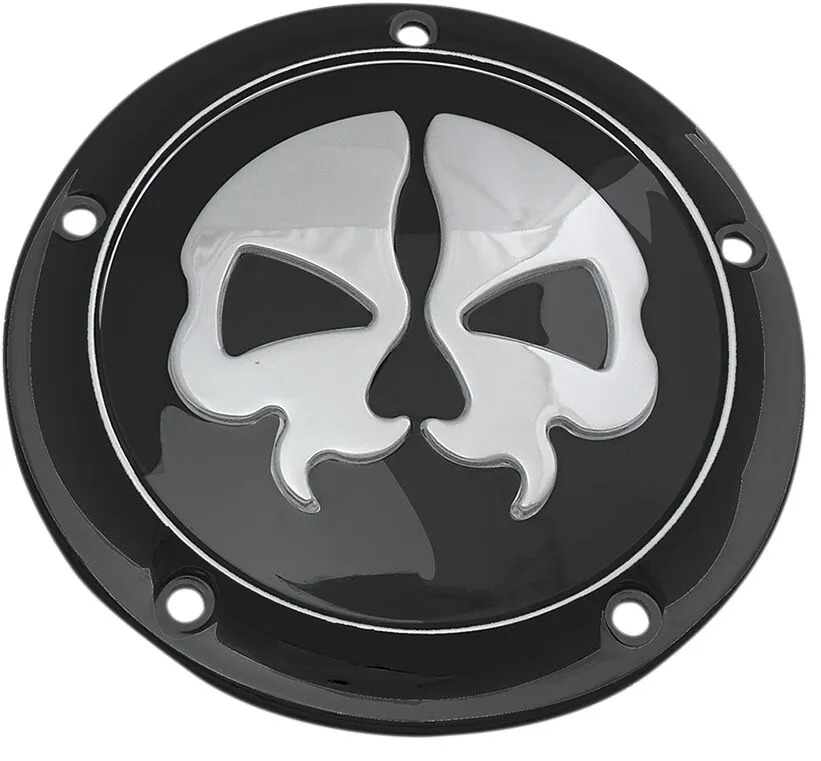 Couvercle de carter d'embrayage Drag Specialties Cache derby Split Skull