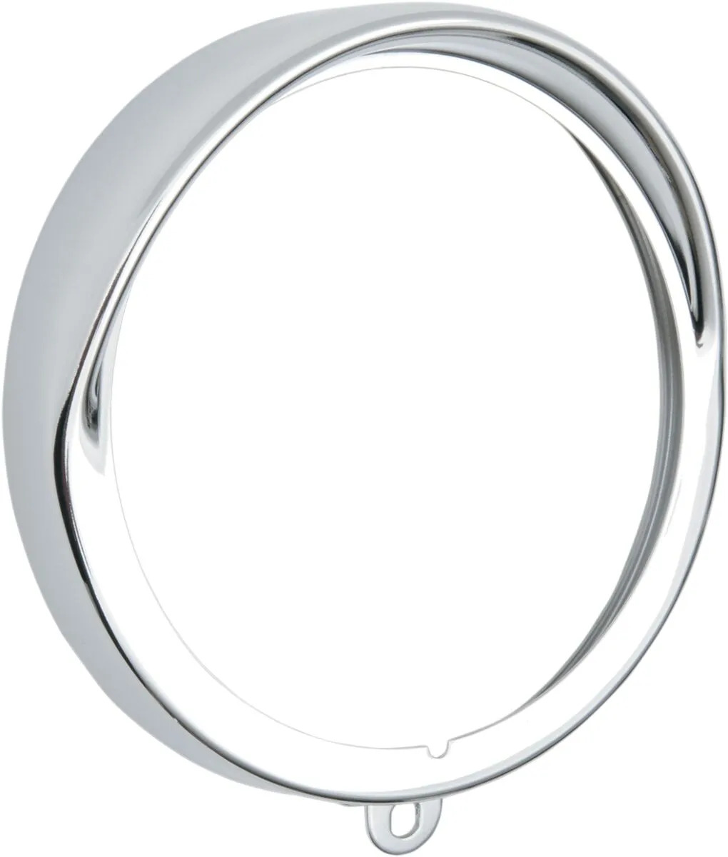 Front headlight Drag Specialties visor finish ring