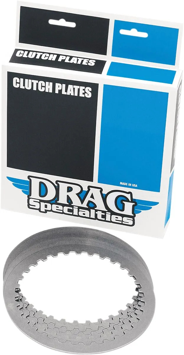 Kit disques lisses Drag Specialties Plaque