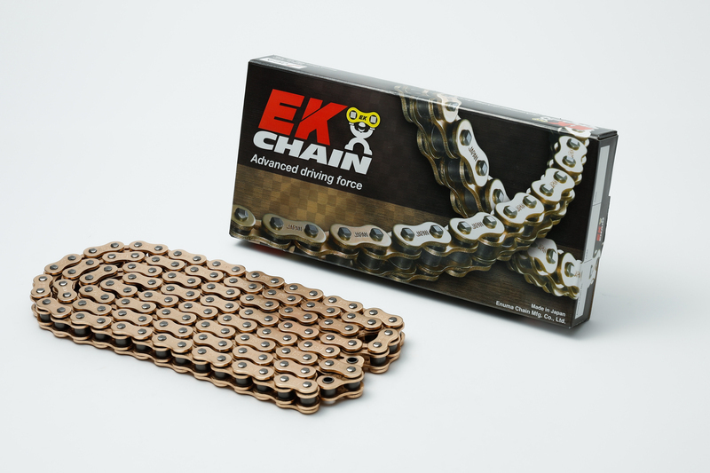 Chaîne EK CHAIN 520 RRS - Joints Nx - Ring attache rapide type clip