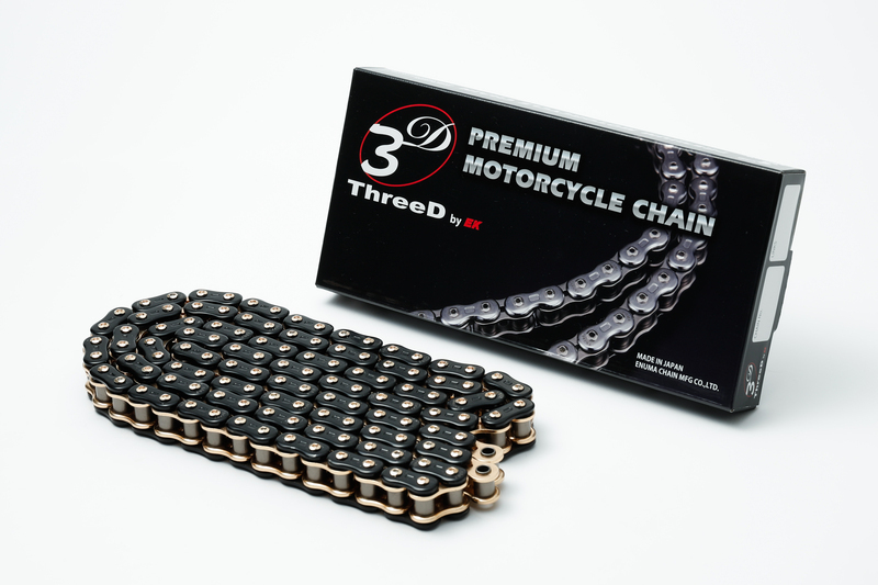EKCHAIN Chaîne EK CHAIN 530 Z 3D - Joints Qx2 - Ring attache à riveter — noir