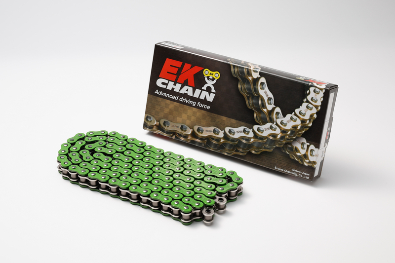 Chain EK CHAIN 525 MVXZ2 - Qx joints - rivet attachment ring