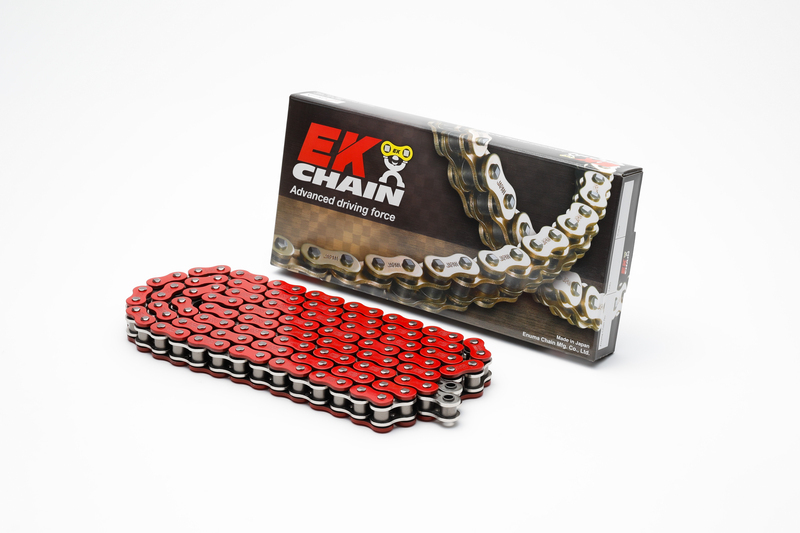 Chaîne EK CHAIN transmission 530 MVXZ2 - Joints Qx - Ring attache à riveter
