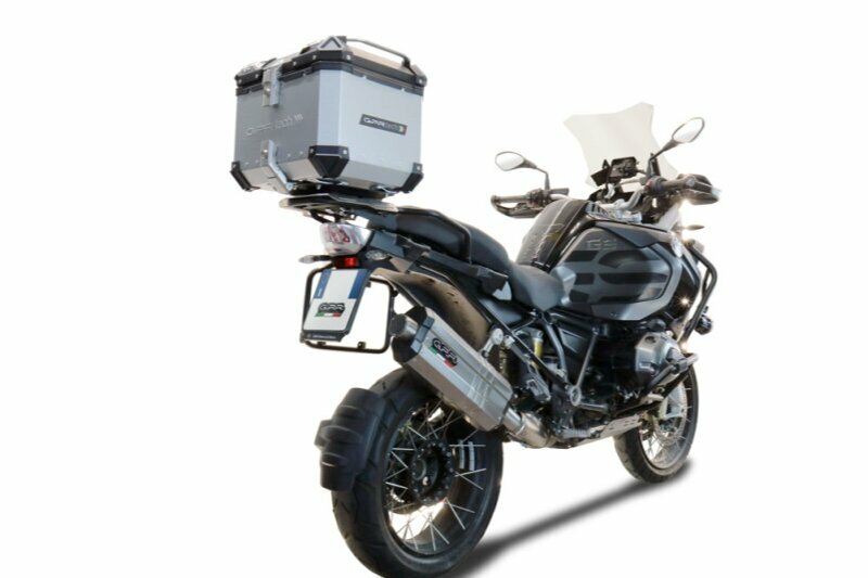 GPRTECH Top case GPR Tech ALPI-TECH Alu - Complet avec support - 35 litres — argent