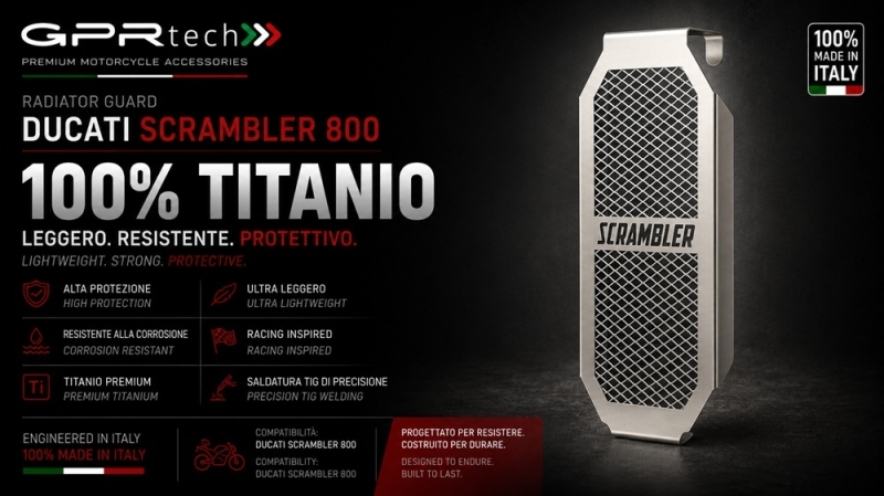 Protection de radiateur GPR Tech Titane
