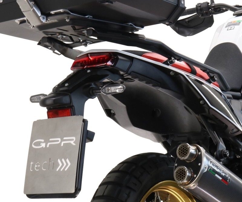 GPRTECH Top case GPR Tech ALPI-TECH Alu - Complet avec support - 35 litres - noir — noir et argent