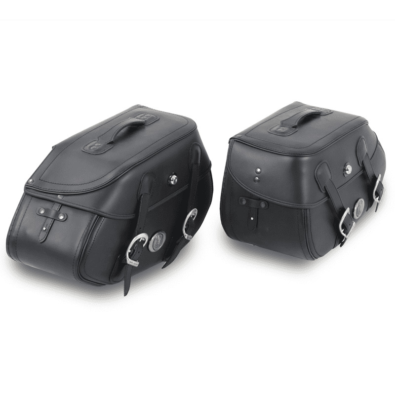 Sacoches cavalières Hepco & Becker Kit complet Buffalo noir pour support tubulaires - noir