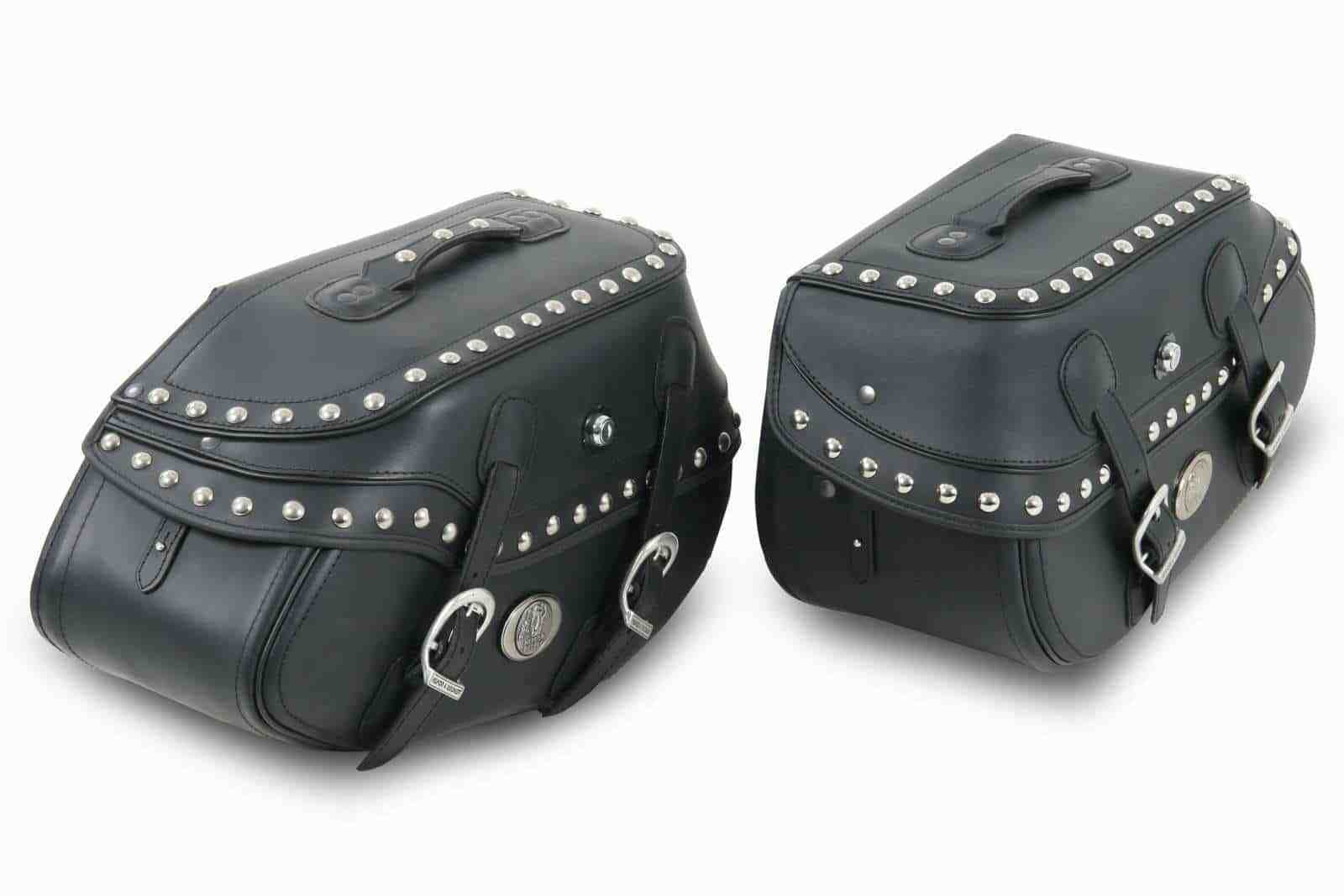 Sacoches cavalières Hepco & Becker Kit complet Buffalo Custom pour support C-Bow - noir