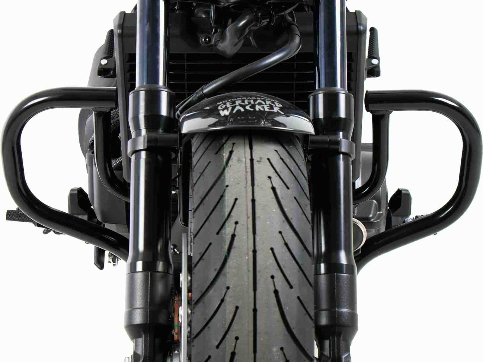 Pare-carter Hepco & Becker Crashbar - noir brillant