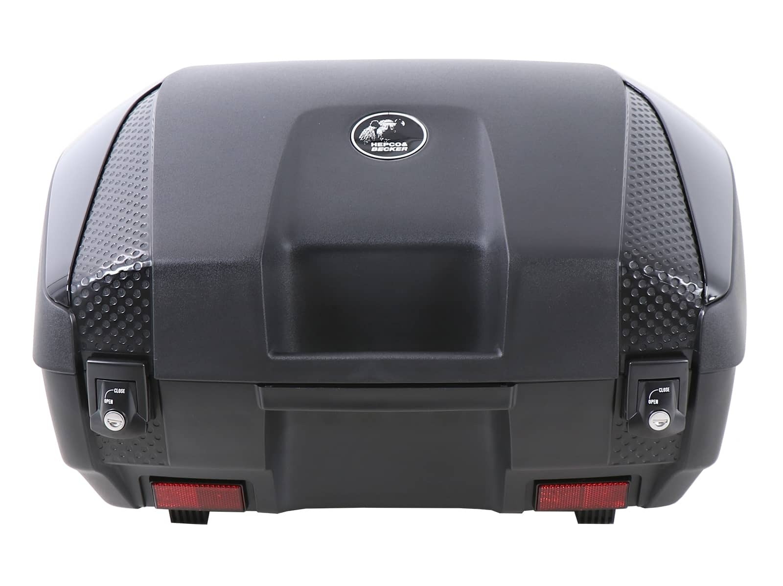 Top case Hepco & Becker Junior 55 - capot noirs brillants - noir