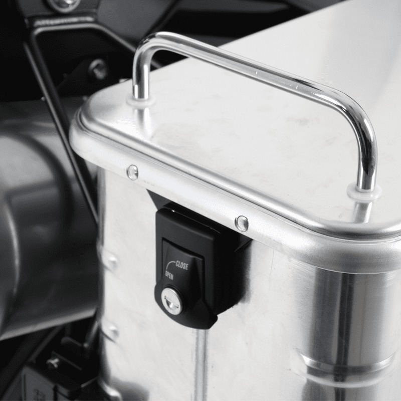 Valise Hepco & Becker standard 35 gauche - argent