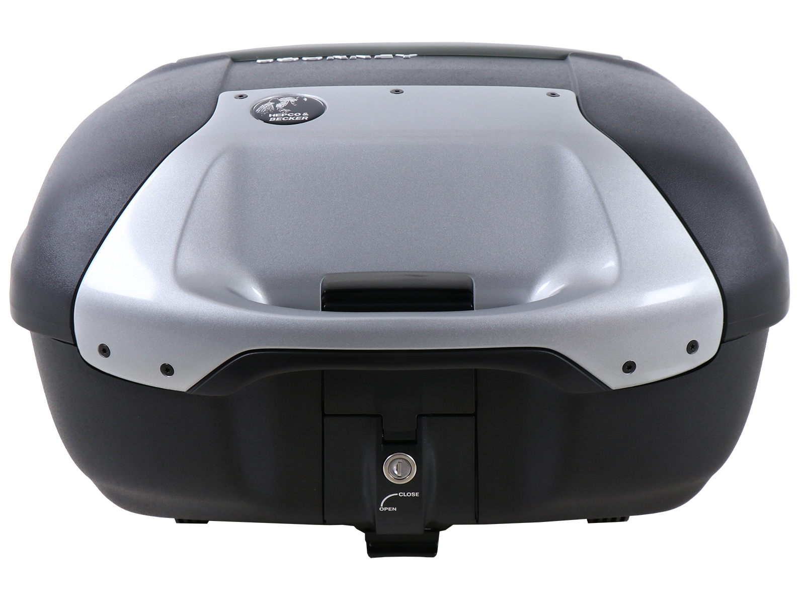Top case Hepco & Becker Journey 42 - capot argenté - noir