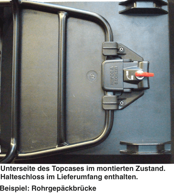 Top case Hepco & Becker Journey 42 - capot argenté - noir