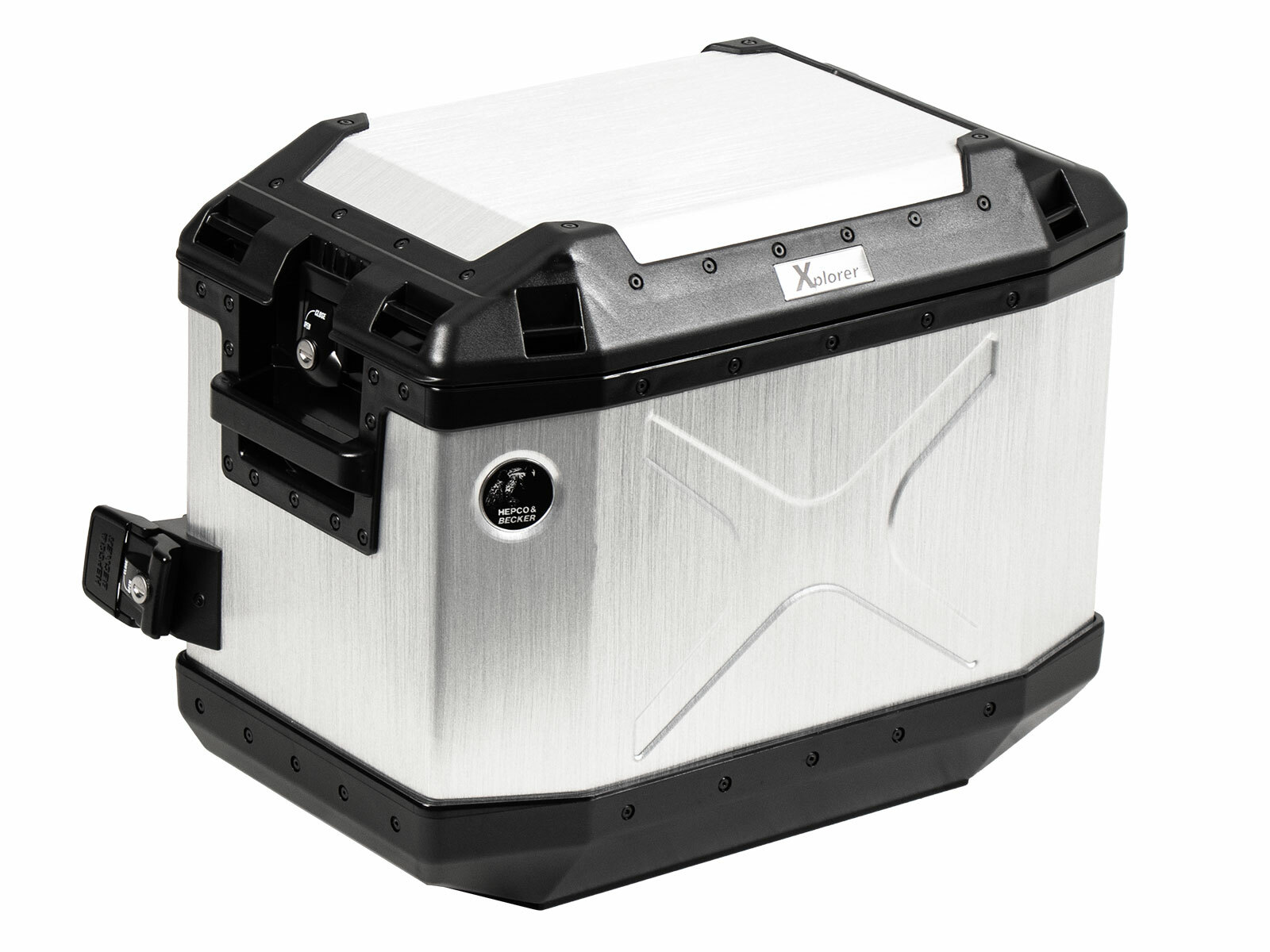 Valise Hepco & Becker Xplorer 40 droit pour support cutout - argent