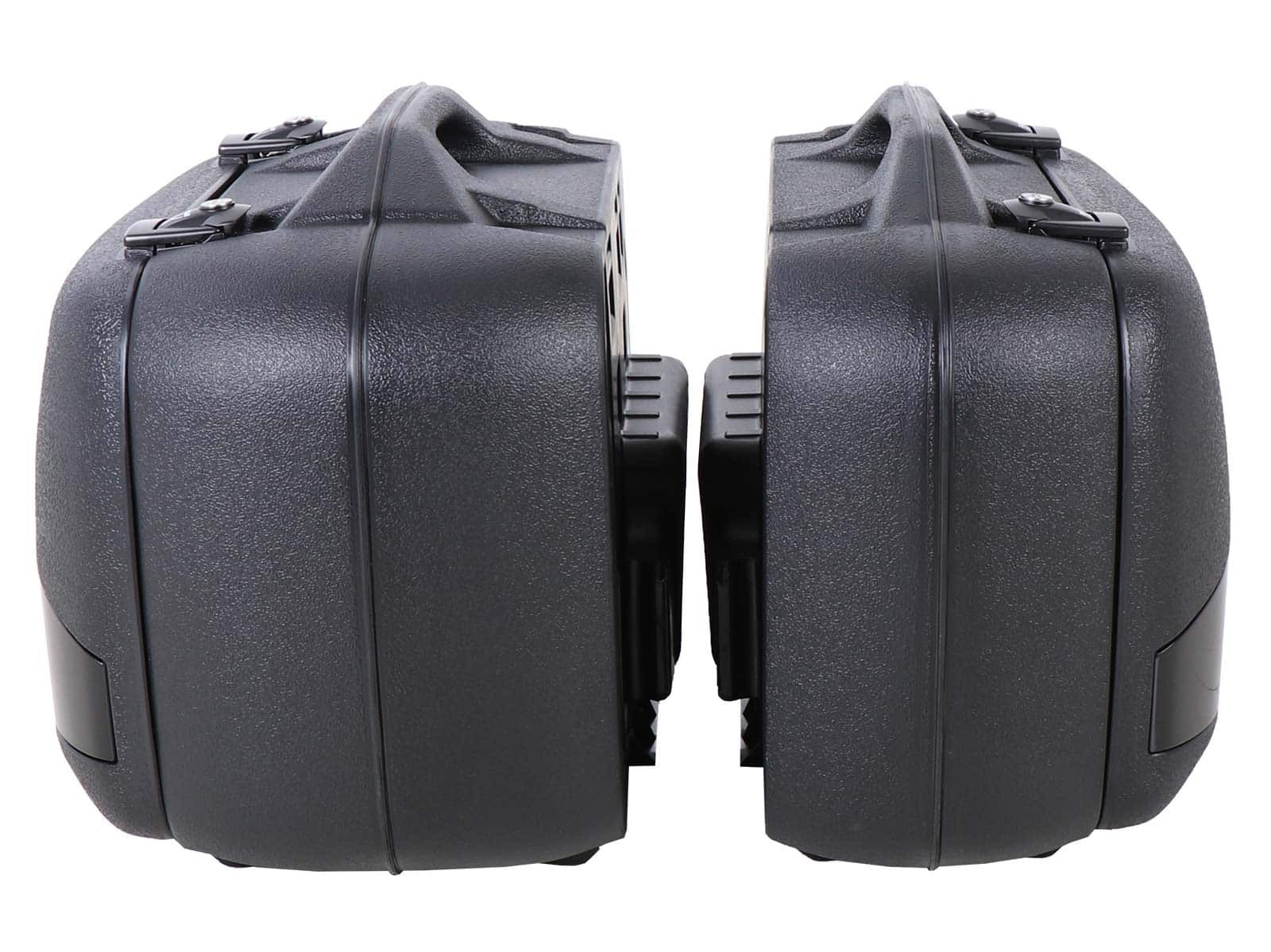 Valise Hepco & Becker Junior Flash noir Enduro (30 L gauche / 40 L droite) - noir