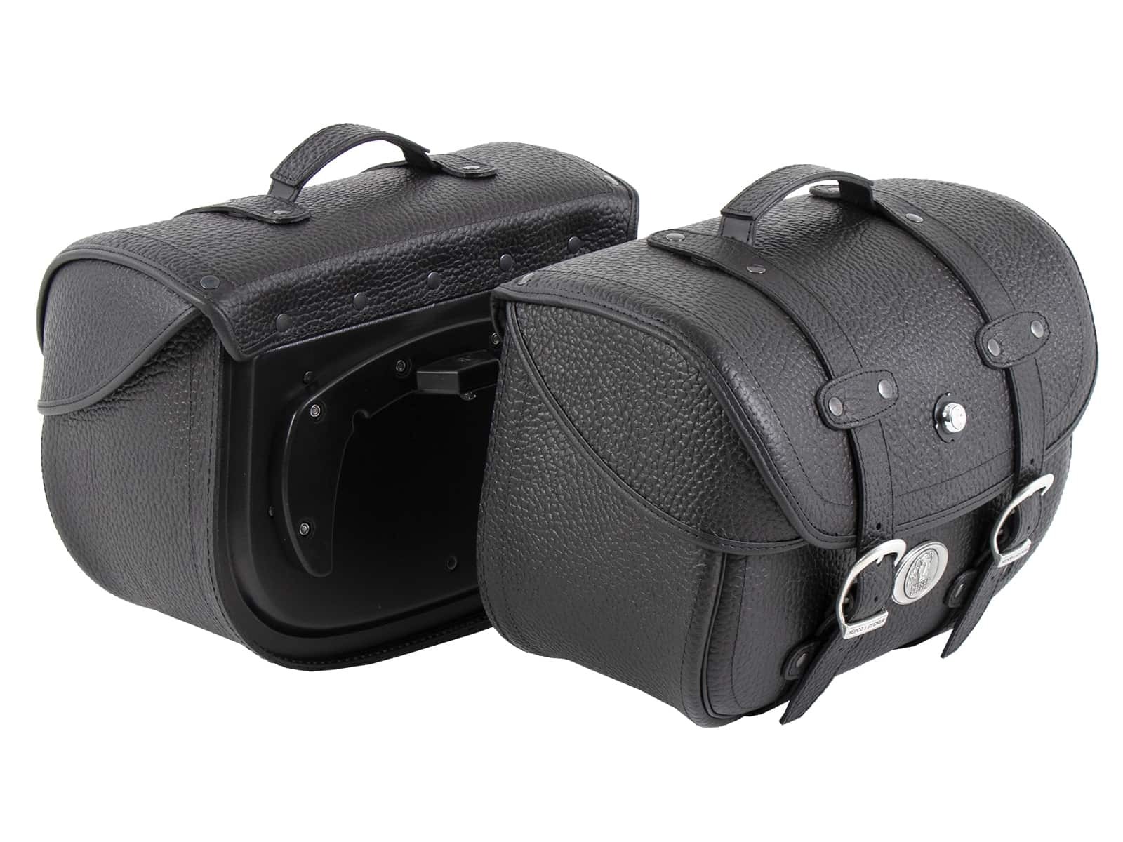 Sacoches cavalières Hepco & Becker Kit complet Liberty Big pour support C-Bow - noir