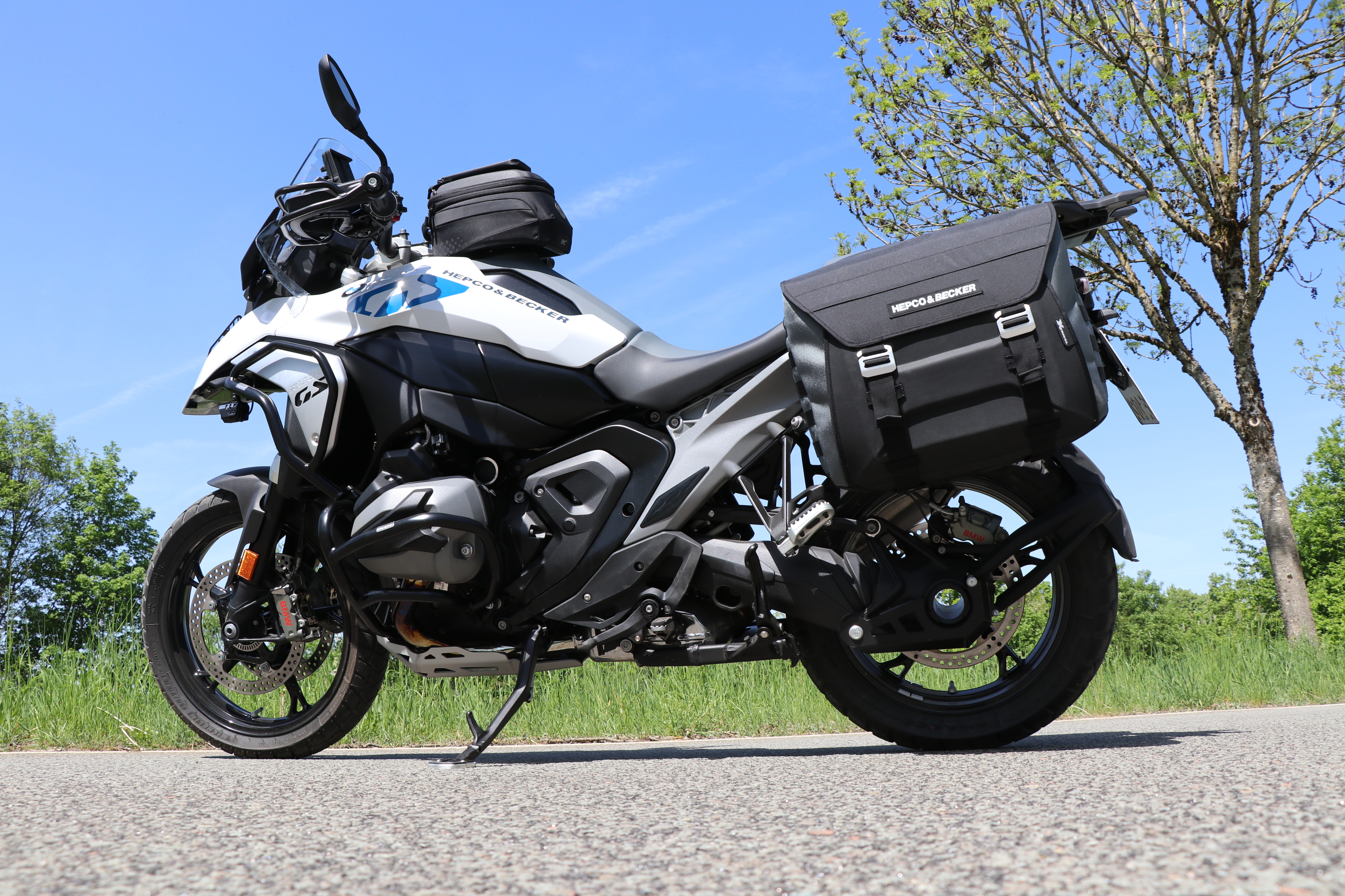 Sacoches cavalières Hepco & Becker Kit complet Xtravel Basic pour support Vario BMW - noir