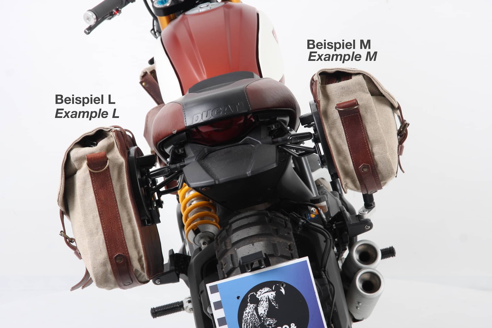 Valise Hepco & Becker Legacy M/M pour support C-Bow - vert - vert