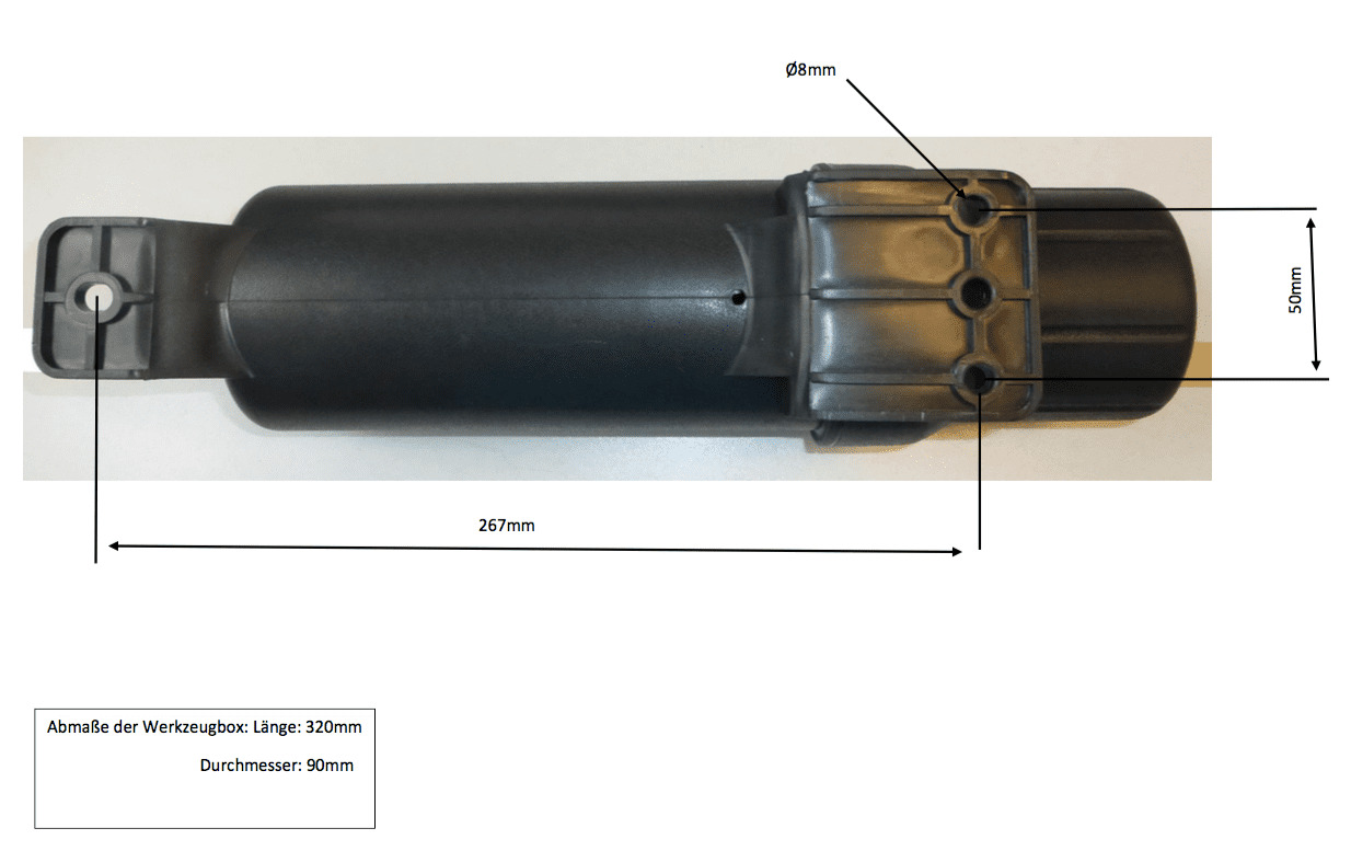 Boite à outils Hepco & Becker Pour support de valise latérales - noir