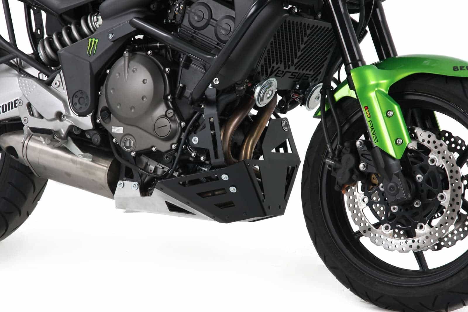 Sabot moteur Hepco & Becker aluminium - noir/argent