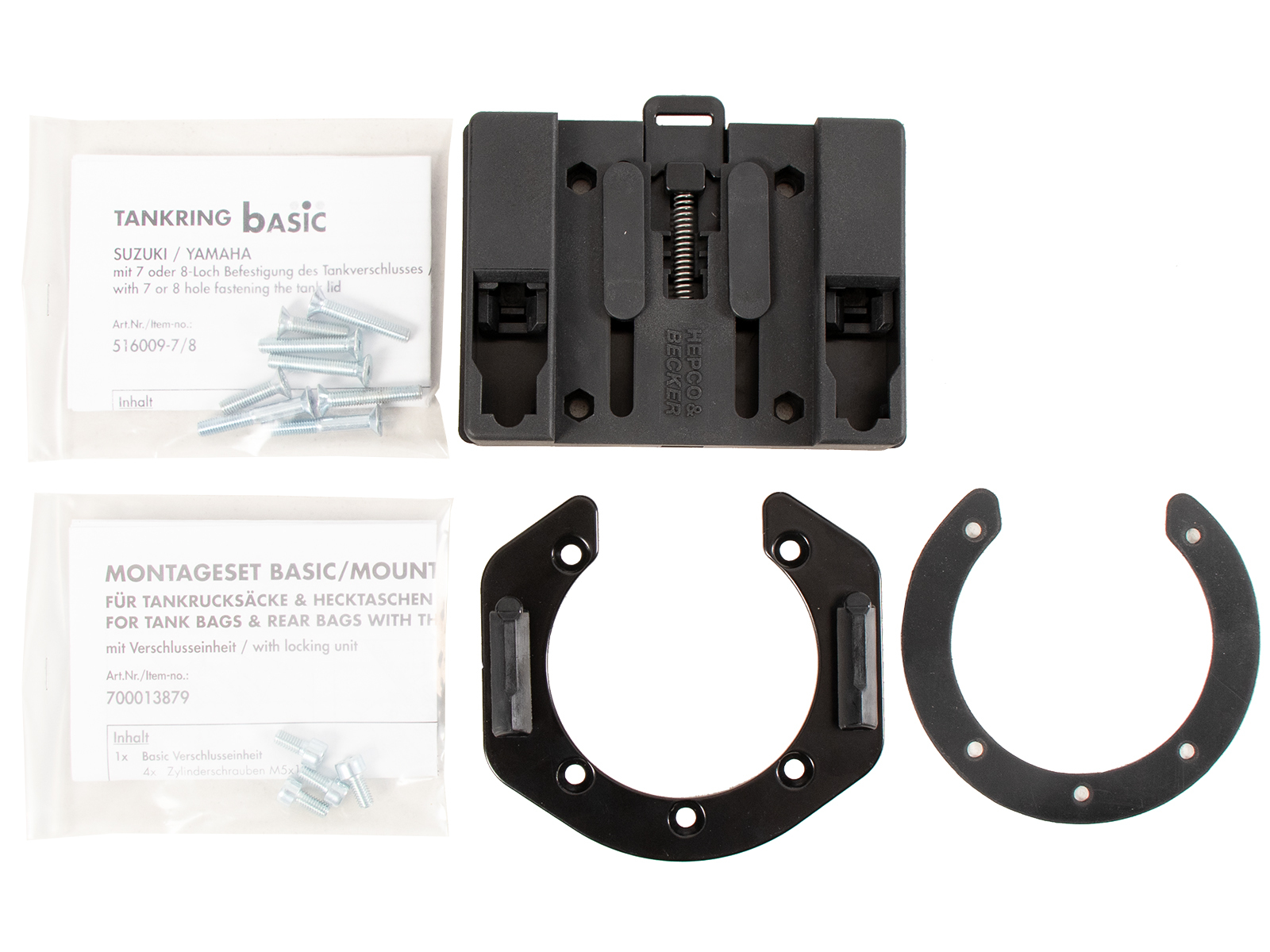 Anneau de réservoir Hepco & Becker Basic - fixation 7/8 trous - Yamaha / Suzuki