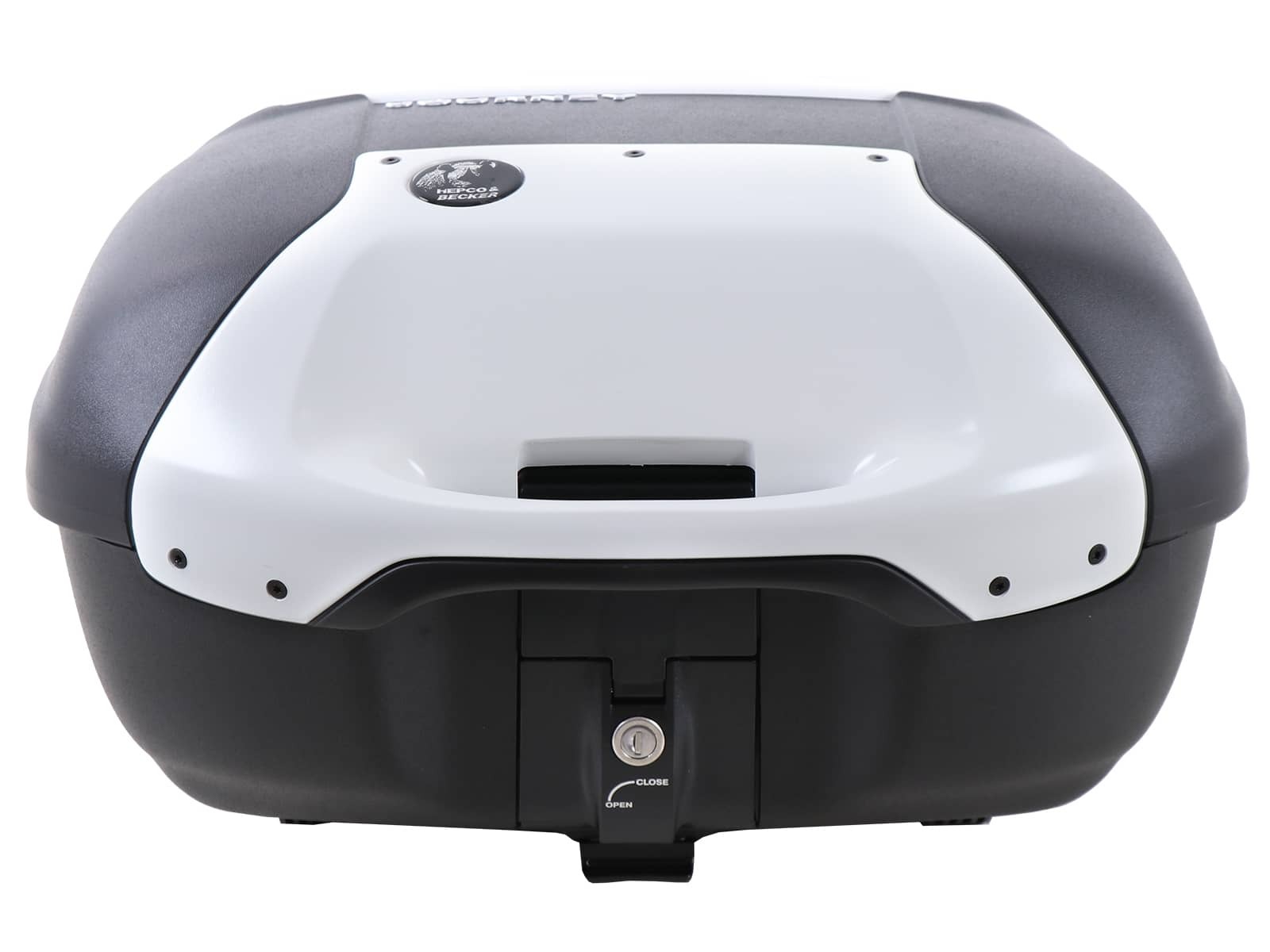 Top case Hepco & Becker Journey 42 - capot blanc - noir
