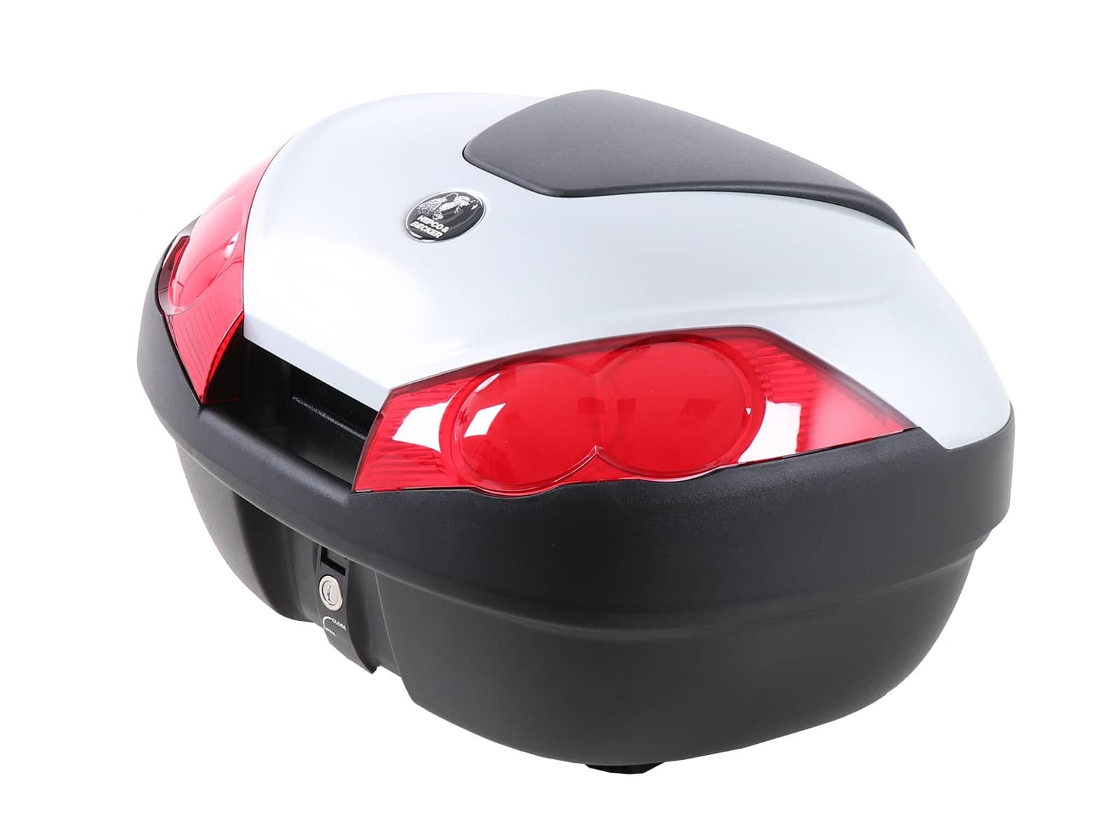 Top case Hepco & Becker Journey 52 - capot argenté - noir