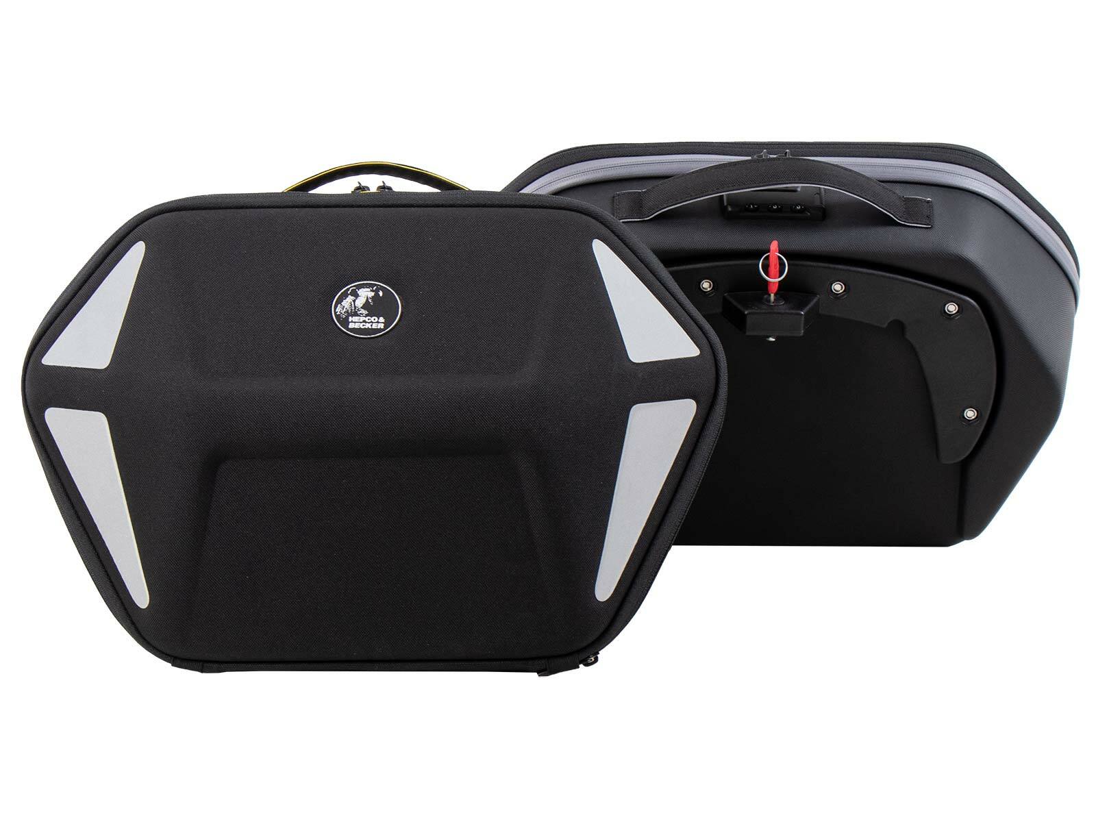 Sacoches cavalières Hepco & Becker Kit complet Royster Neo pour support C-Bow - noir