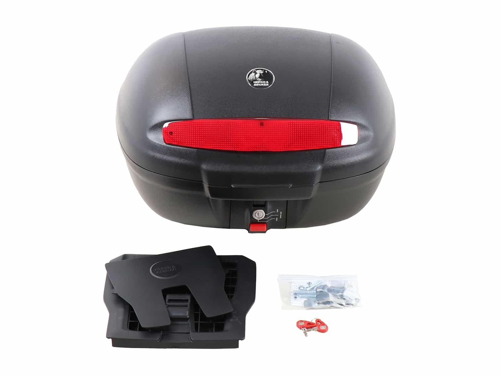 Top case Hepco & Becker Journey 50 avec support - noir