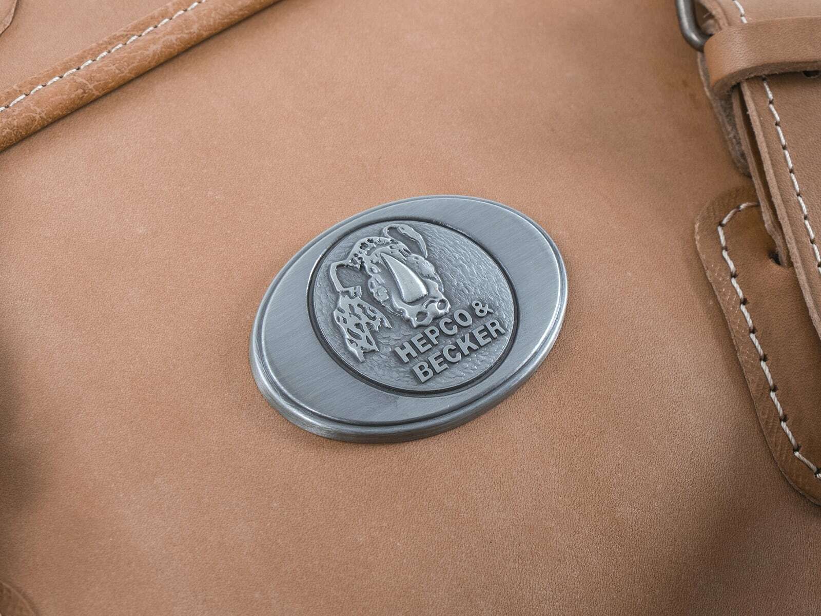 Valise Hepco & Becker Buffalo droite pour les support C-Bow - brun sable