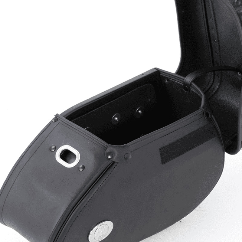 Sacoches cavalières Hepco & Becker Kit complet Ivory black pour support tubulaires - noir