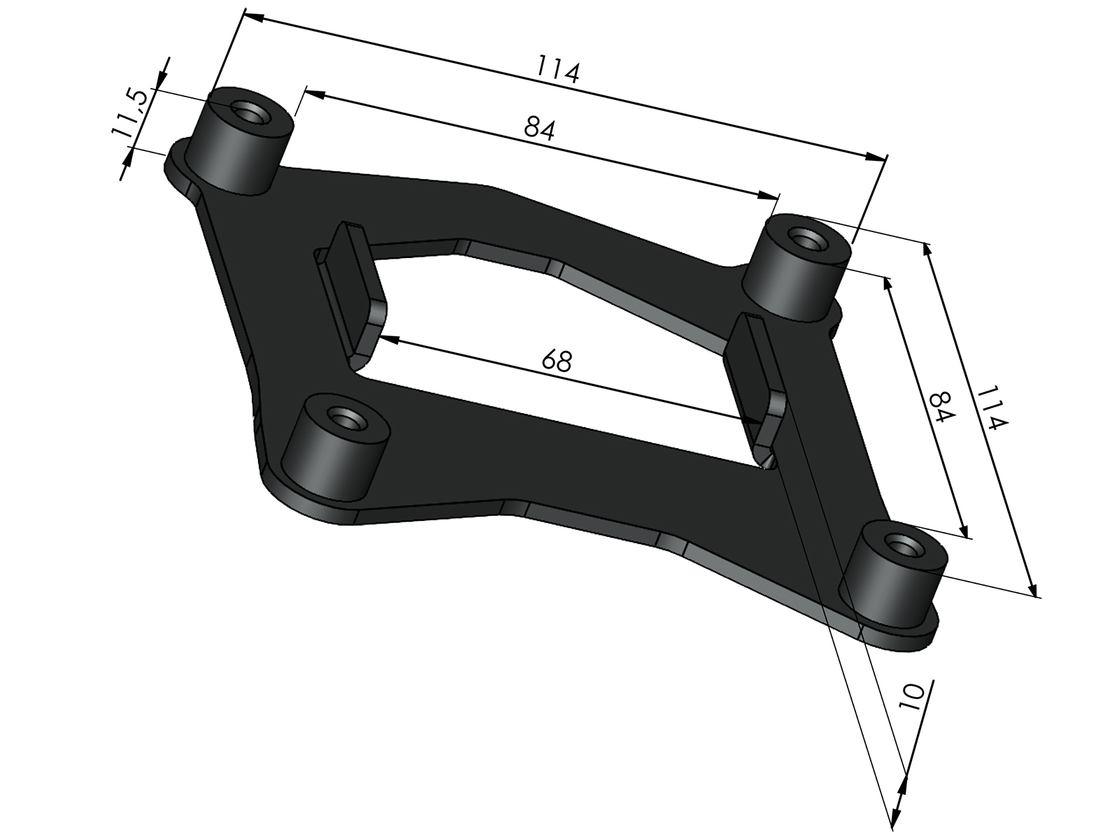 Sacoche de selle Hepco & Becker Legacy pour solorack - noir