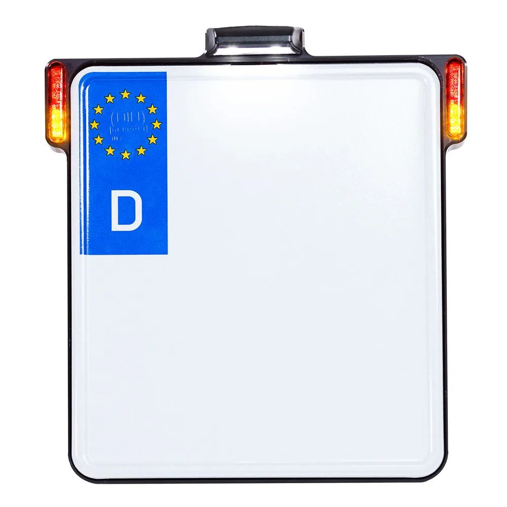 Support de plaque Heinz Bikes immatriculation 3 en 1