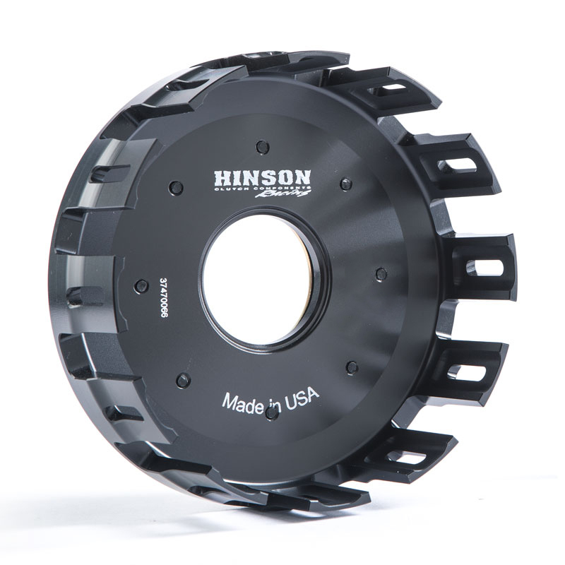 Clutch bell Hinson Billetproof aluminium with torque dampers