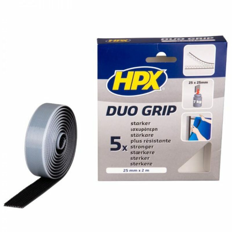 Scotch Hpx Duo Grip noir 25mm x 2m