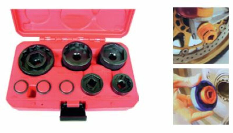 Coffret Jmp 5 douilles axe universel 28 à 55mm