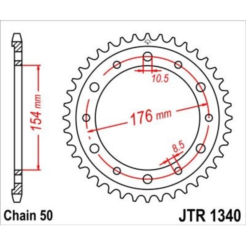 Couronne JT. zinc standard 1340 - 530