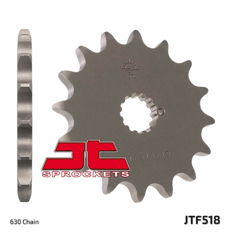 Pignon de sortie de boite JT. acier standard 518 - 630