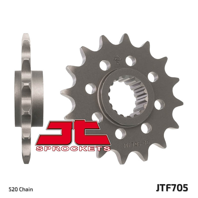 Pignon de sortie de boite JT. acier standard 705 - 520