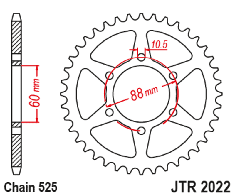 Couronne JT. acier standard 2022 - 525