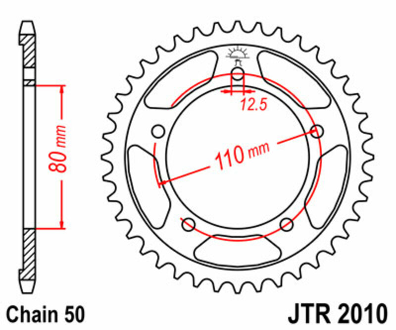 Couronne JT. acier standard 2010 - 530