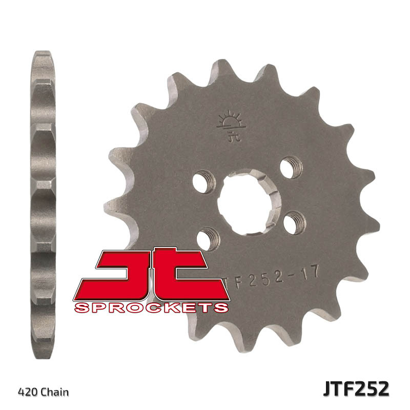Pignon de sortie de boite JT. acier standard 252 - 420