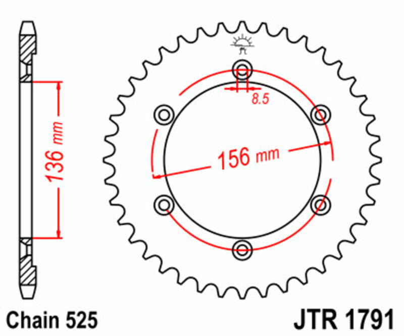 Couronne JT. acier standard 1791 - 525