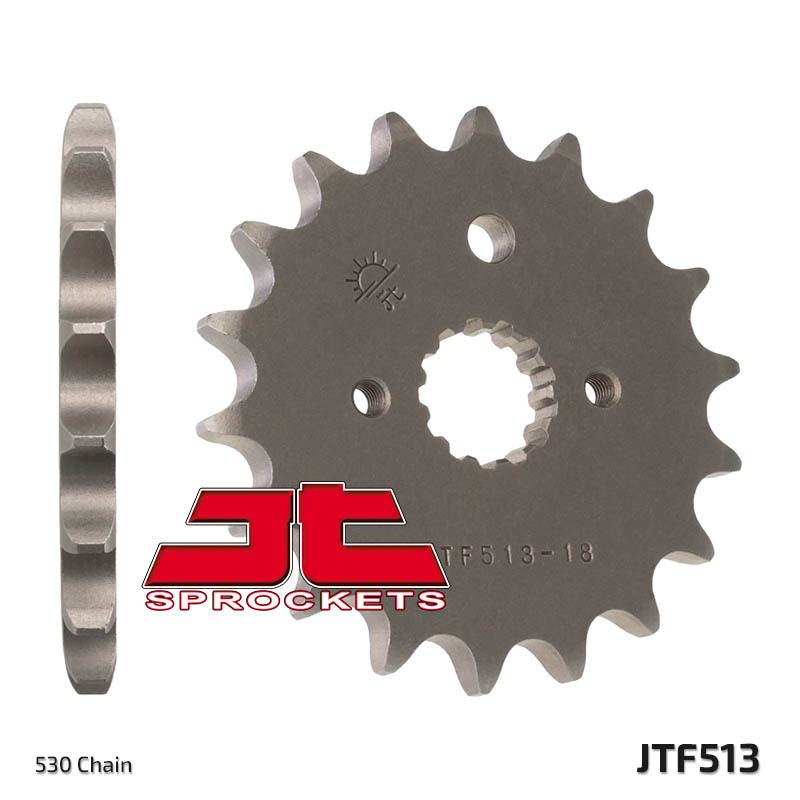 Pignon de sortie de boite JT. acier standard 513 - 530